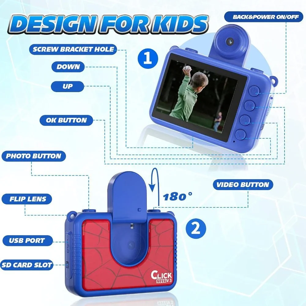 New Kids Selfie Waterproof Camera